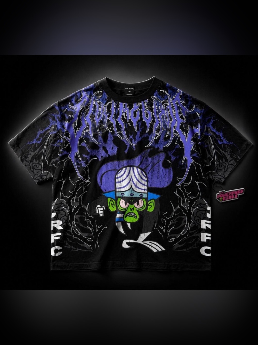 Civil Regime x Powerpuff Girls ‘Mojo
Jojo’ Tee - Size L - NWT